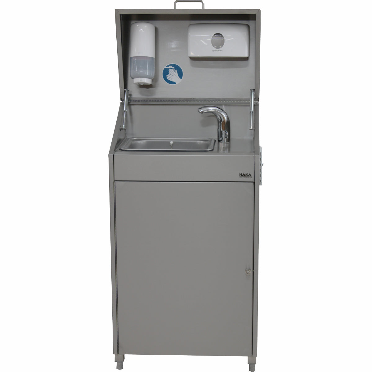 Mobile Hygienestation 2020 mit Sensorarmatur