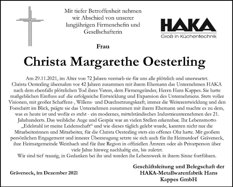 Christa Oesterling